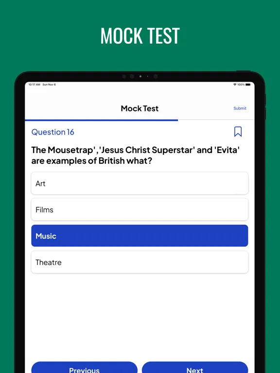 Life in the UK Test Prep 2024 iPad  스크린샷