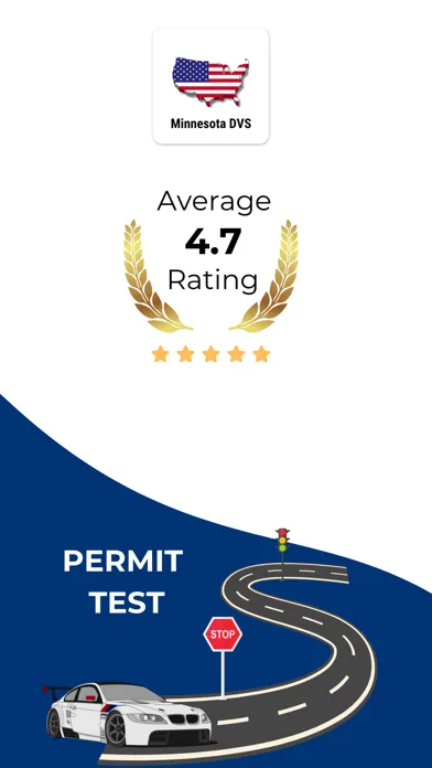 Minnesota DVS Permit Practice Screenshots