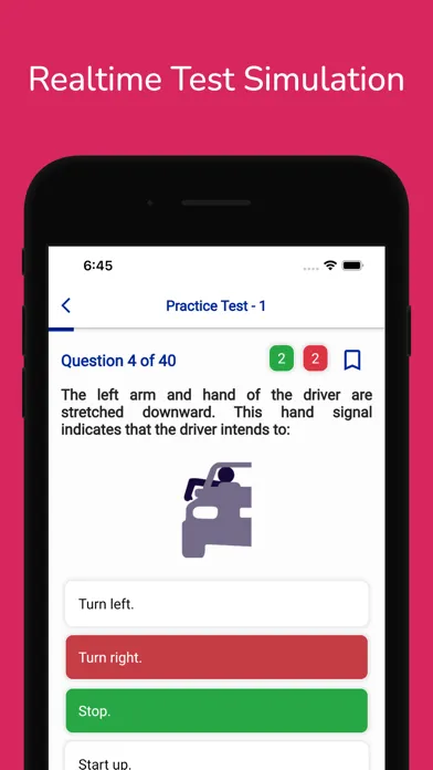 Ohio BMV Permit Practice Prep स्क्रीनशॉट