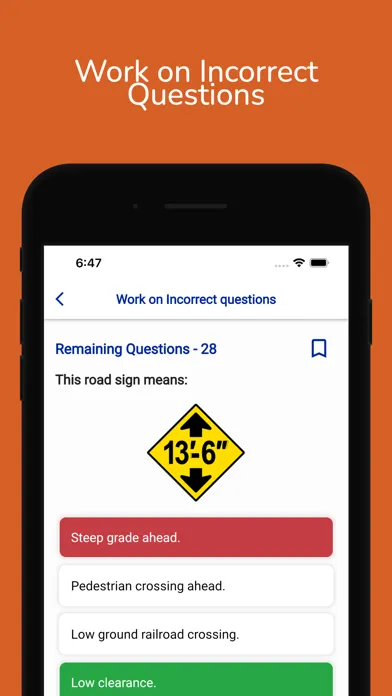 Ohio BMV Permit Practice Prep स्क्रीनशॉट