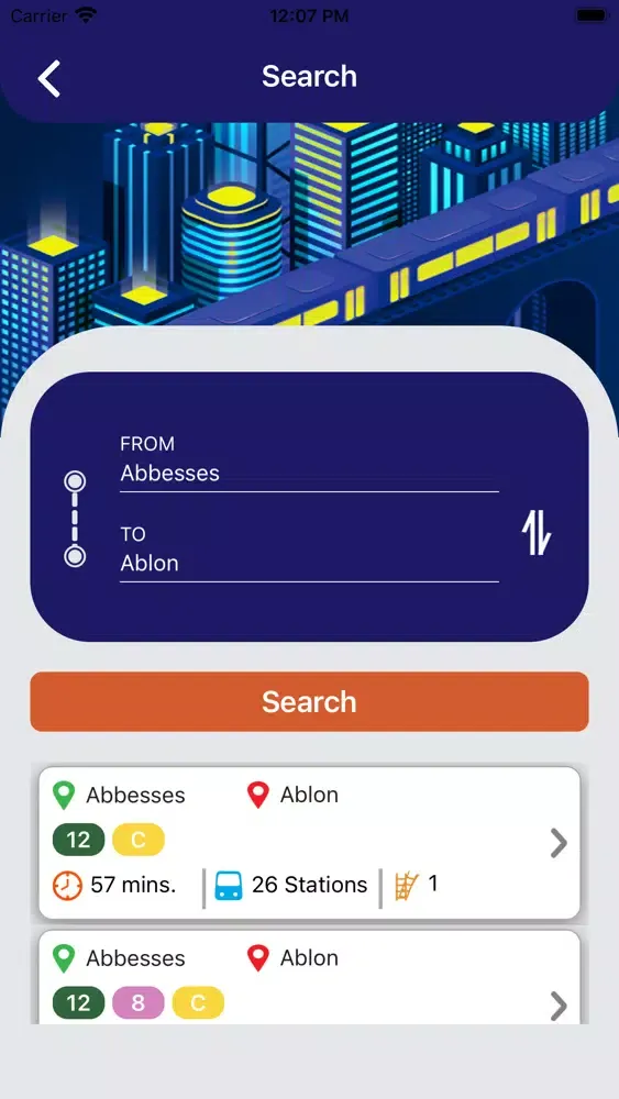 Capturas de tela do Paris Metro Routes and Map Pro