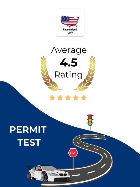 Rhode Island DMV RI Permit iPad  स्क्रीनशॉट