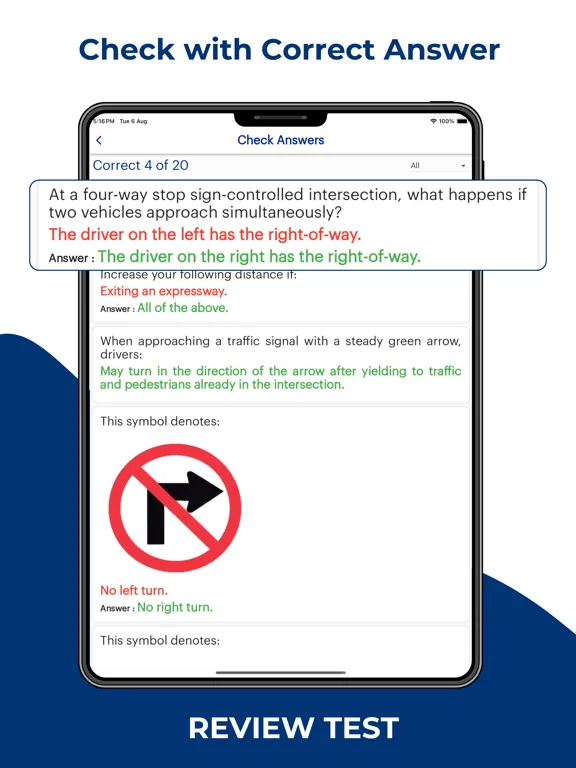 Rhode Island DMV RI Permit iPad  स्क्रीनशॉट