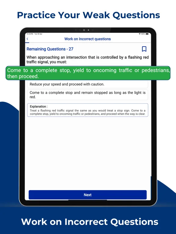 Скриншоты Tennessee DMV Permit Practice iPad 