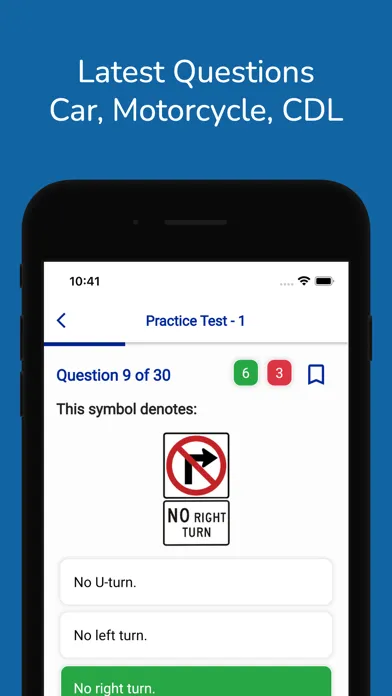 Скриншоты Tennessee DMV Permit Practice
