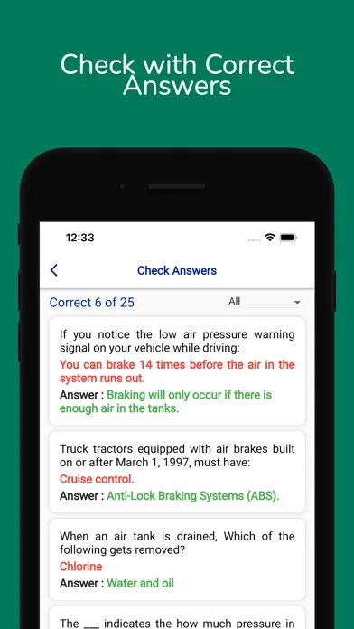 صور Wisconsin CDL Permit Practice