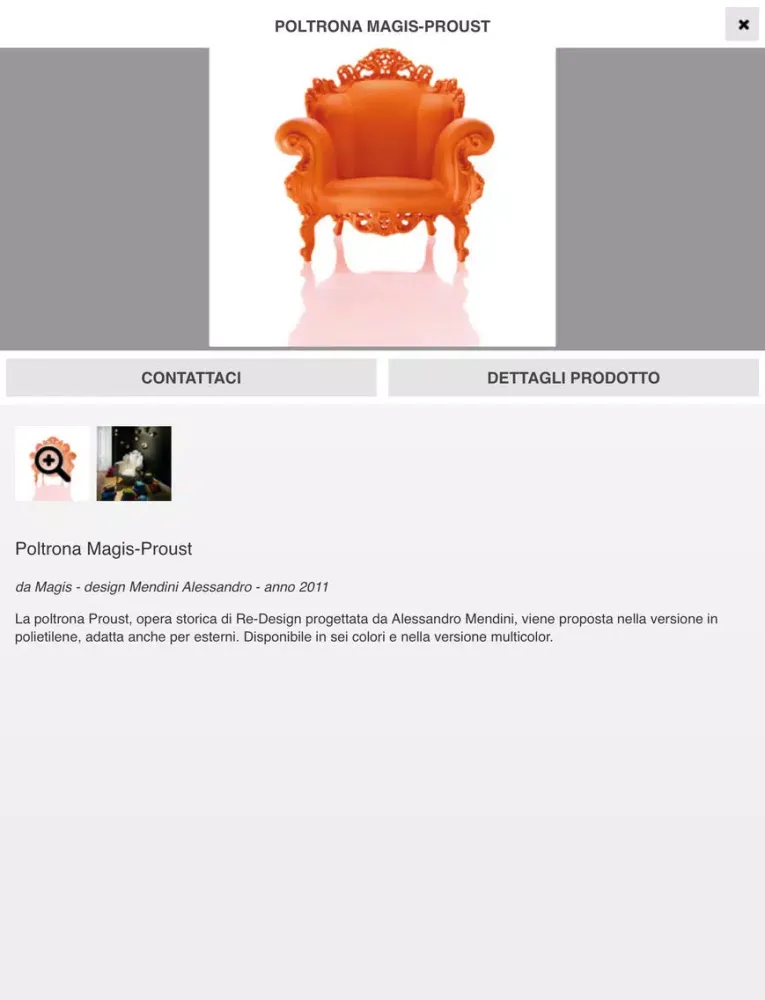 Screenshot di P.M. Interni iPad 