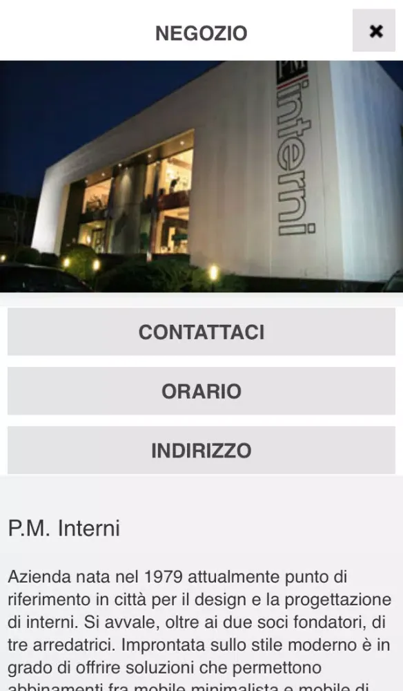 Screenshot di P.M. Interni