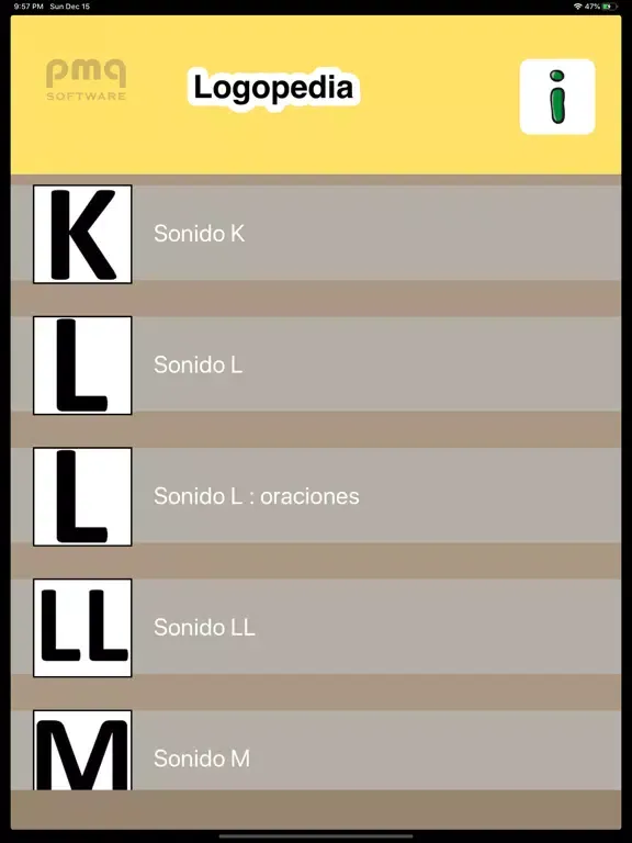 صور Logopedia app : ejercicios iPad 