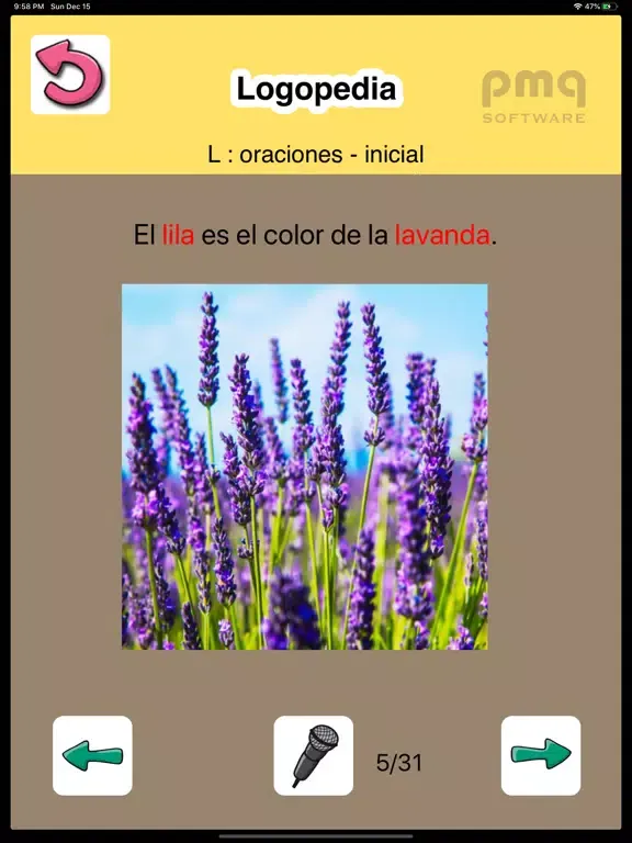 صور Logopedia app : ejercicios iPad 