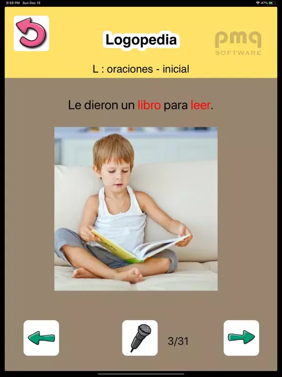 صور Logopedia app : ejercicios iPad 