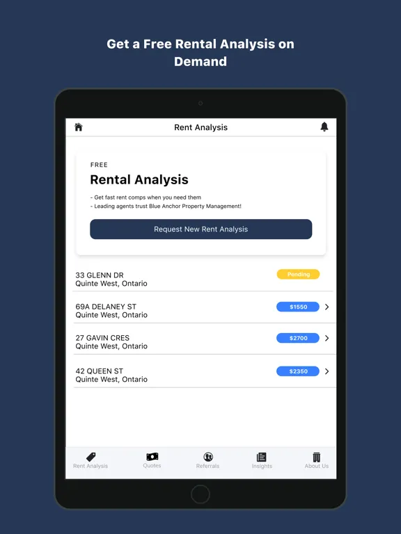 Скриншоты Blue Anchor-Realtors iPad 