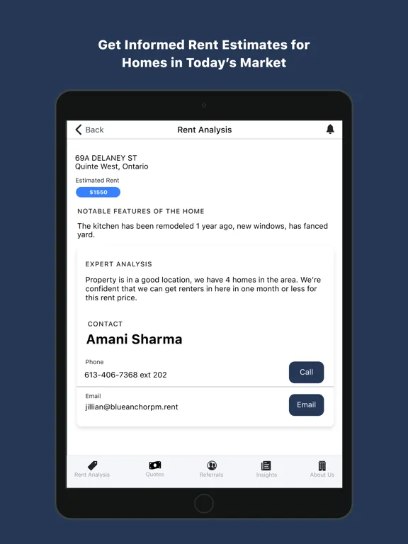 Скриншоты Blue Anchor-Realtors iPad 