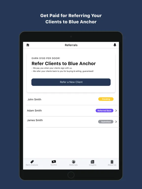 Скриншоты Blue Anchor-Realtors iPad 