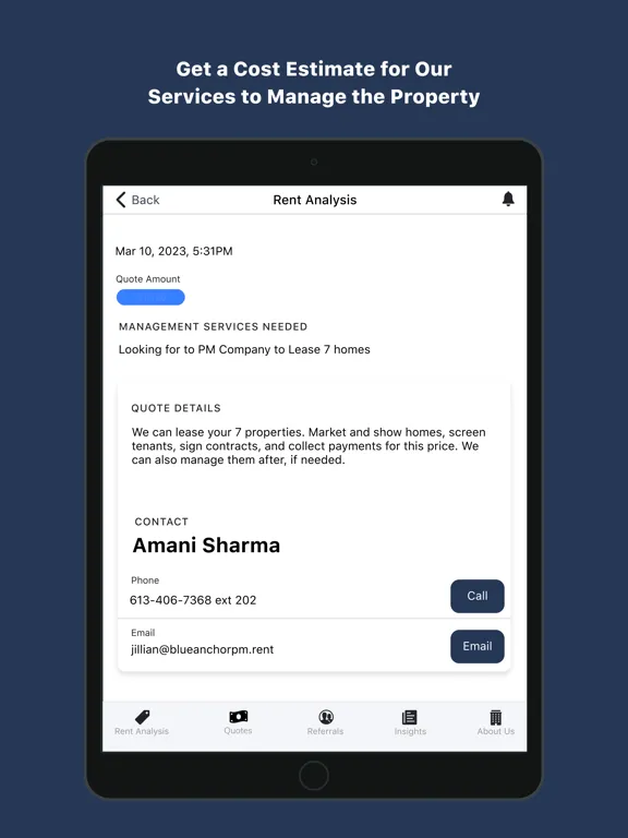 Скриншоты Blue Anchor-Realtors iPad 