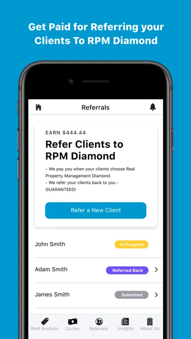 Zrzuty ekranu RPM Diamond ReferApp