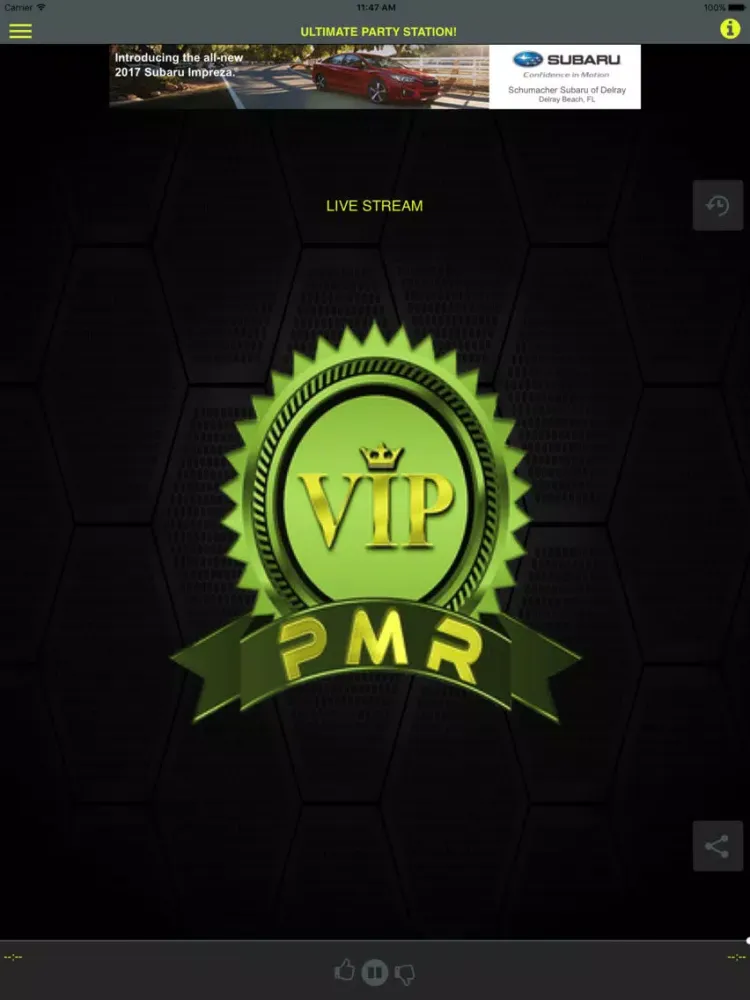 Capturas de pantalla de Power Mix Radio V.I.P iPad 