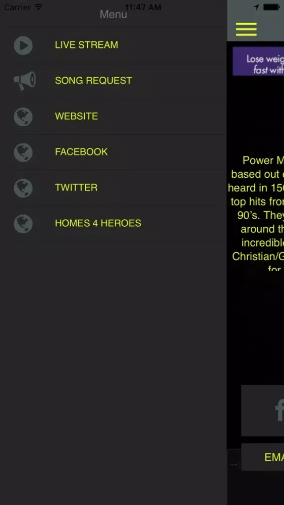 Capturas de pantalla de Power Mix Radio V.I.P