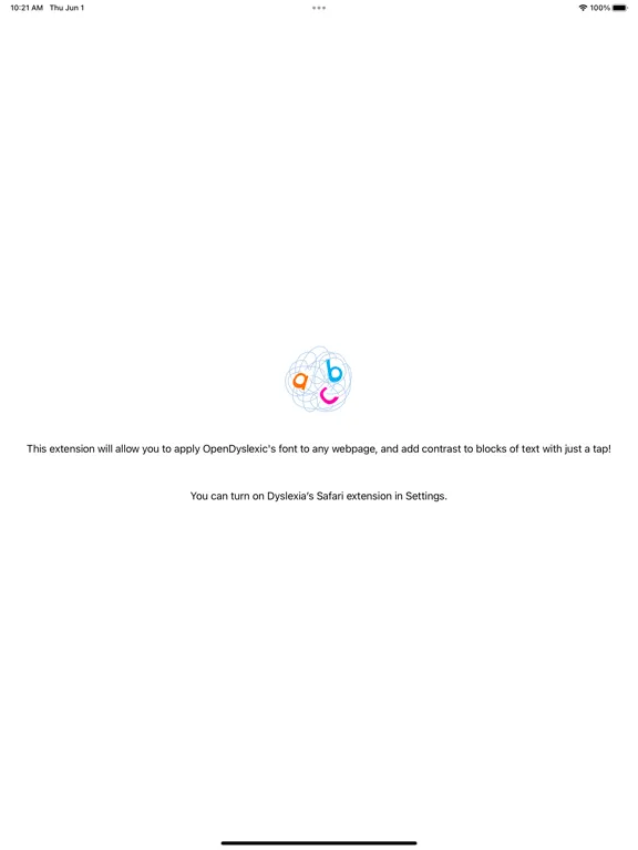 Capturas de tela do Dyslexia .abc iPad 