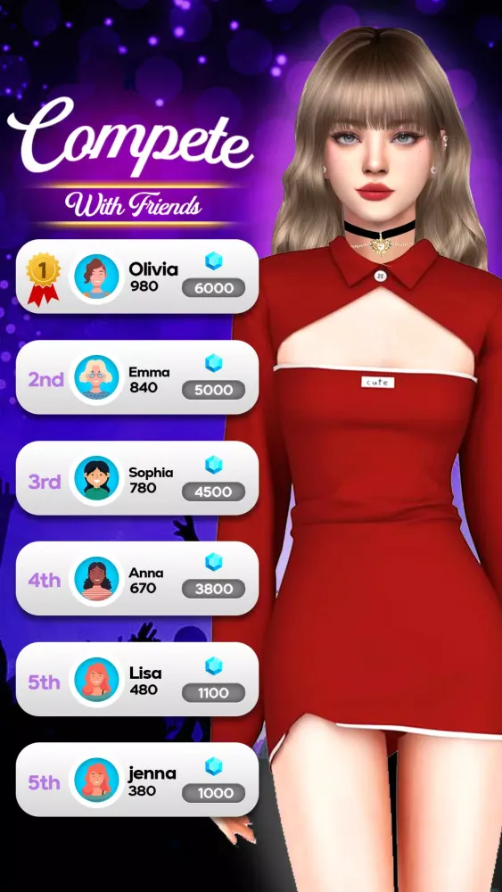 Fashion Dress Up Games: Makeup Screenshots