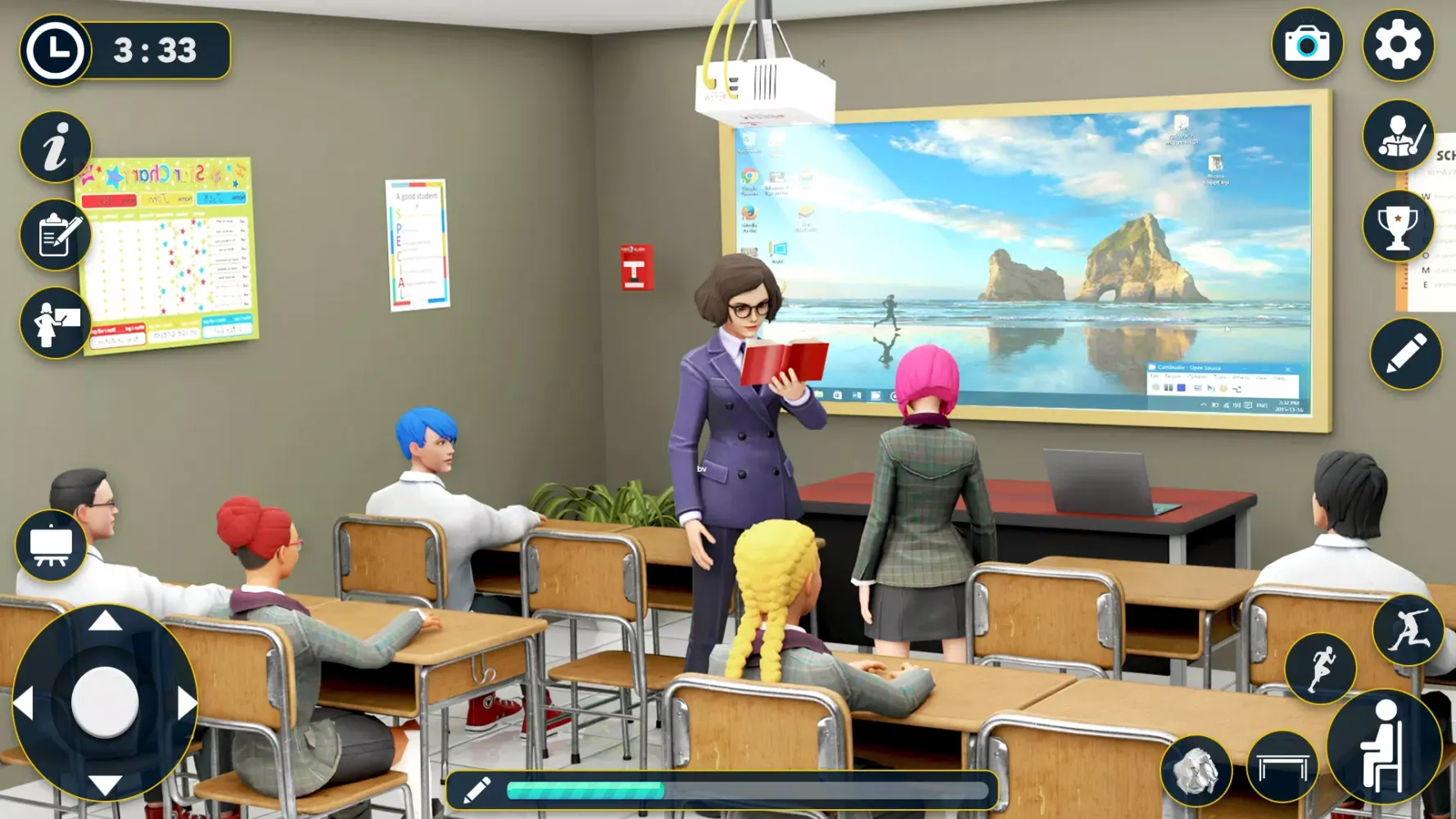 High School Games: School Life Ekran Görüntüleri