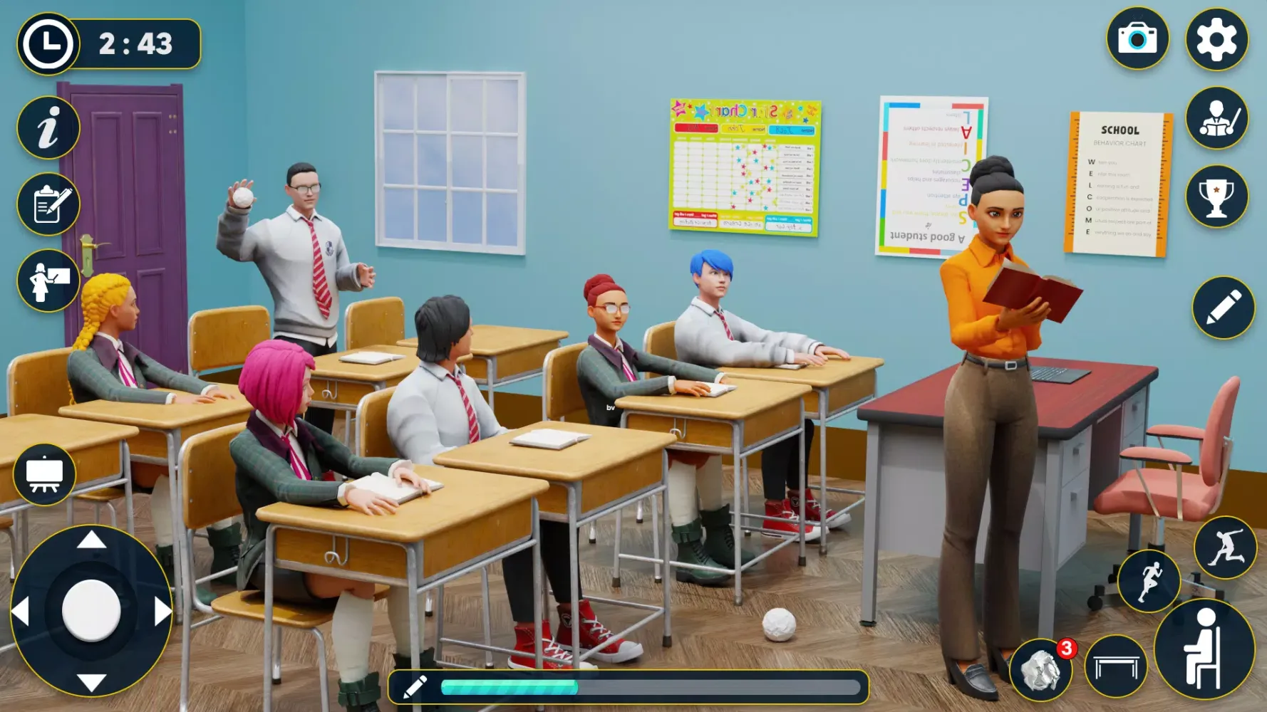 High School Games: School Life Ekran Görüntüleri