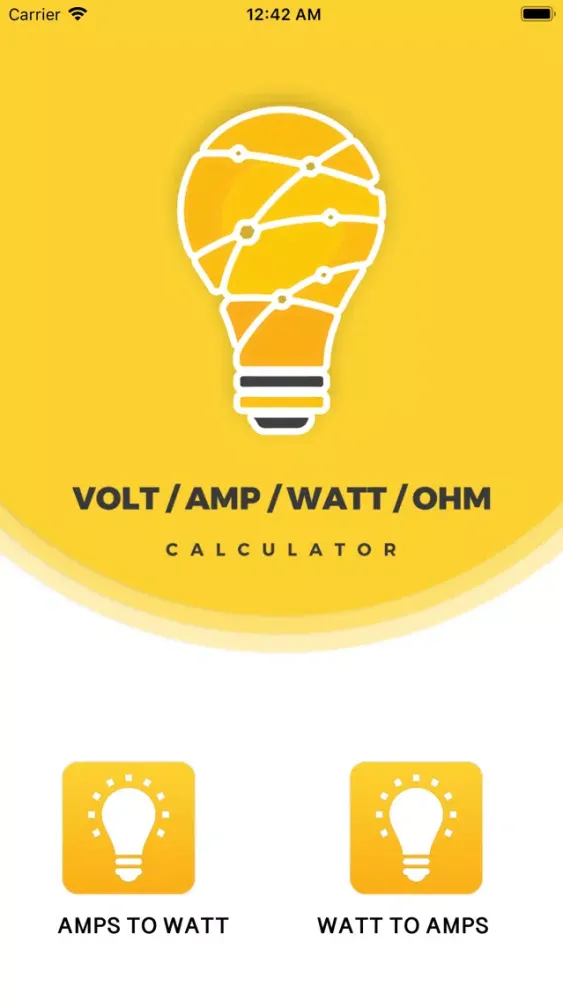Volt-Amp-Watt-Ohm Calculate Ekran Görüntüleri