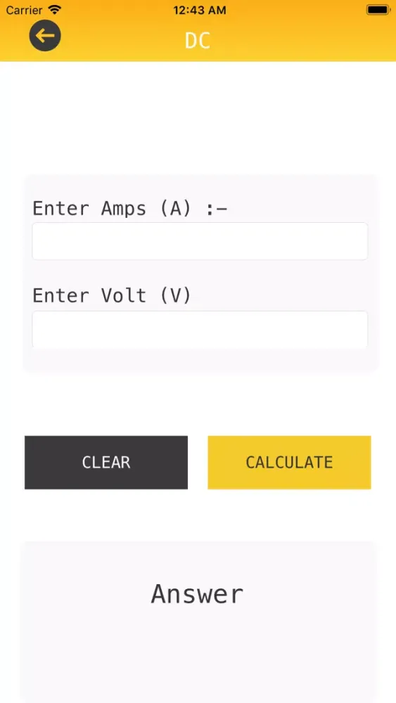 Volt-Amp-Watt-Ohm Calculate Ekran Görüntüleri