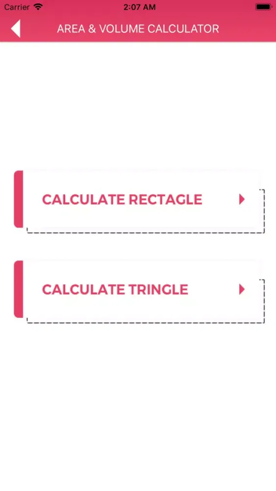 AREA - VOLUME CALCULATOR Screenshots
