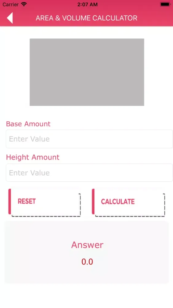 AREA - VOLUME CALCULATOR Screenshots