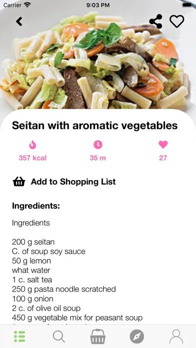 Ảnh chụp màn hình của Fit and Healthy Recipes