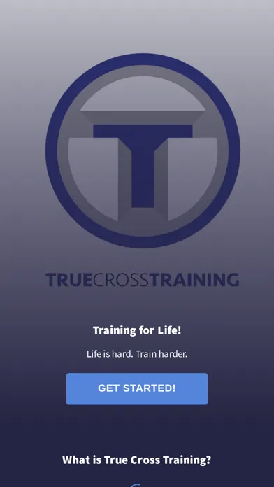 Tangkapan layar True Cross Training