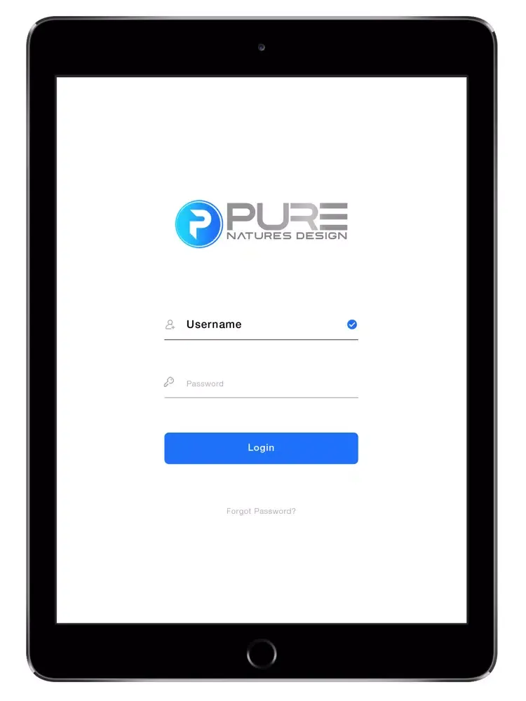 Ảnh chụp màn hình của Pure Natures Design Mobile iPad 