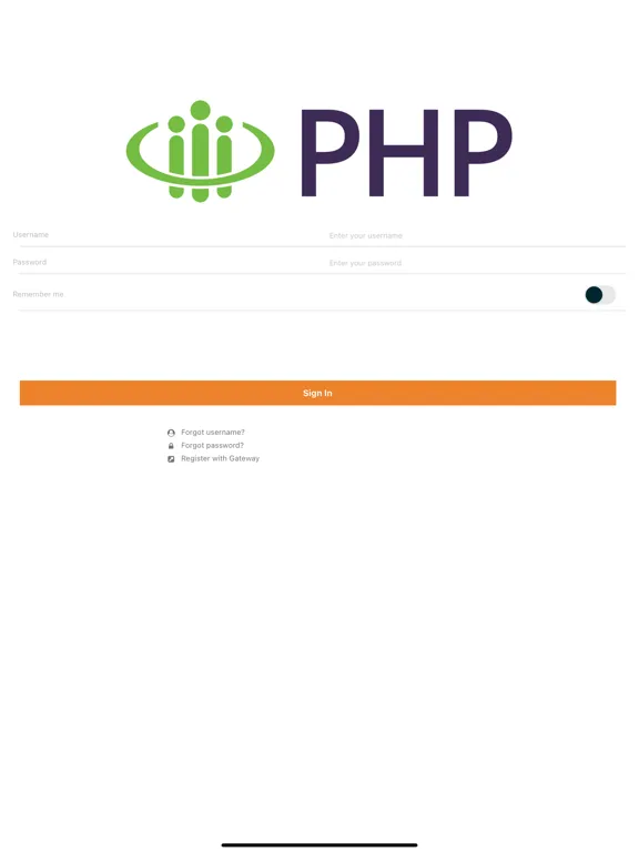 Tangkapan skrin PHP TPA Services iPad 