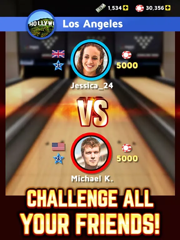 Скриншоты Bowling King iPad 
