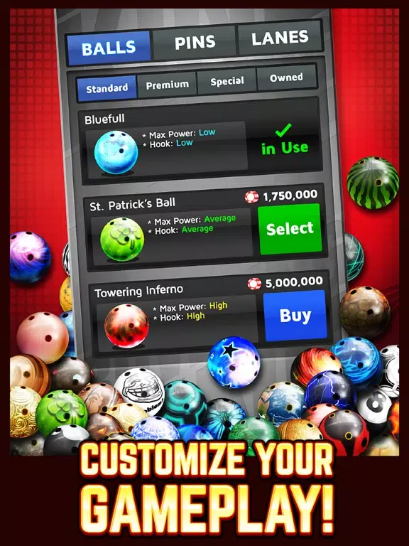 Скриншоты Bowling King iPad 