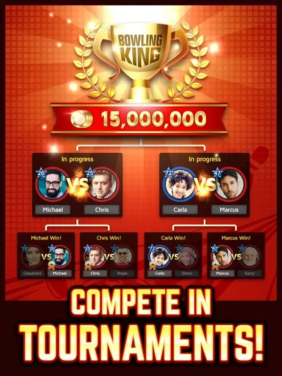 Скриншоты Bowling King iPad 
