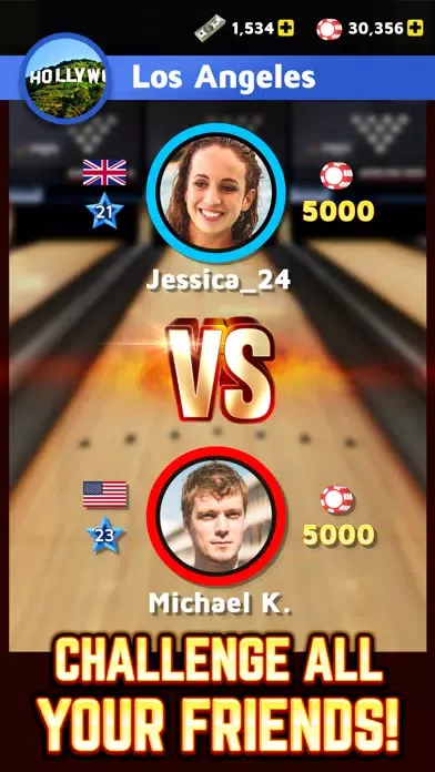 Скриншоты Bowling King