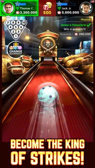 Скриншоты Bowling King