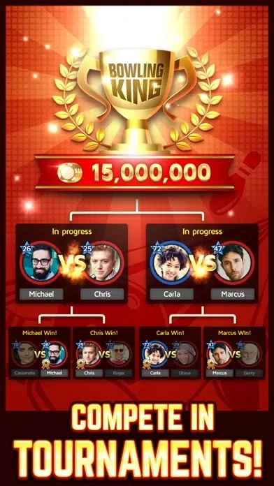 Скриншоты Bowling King