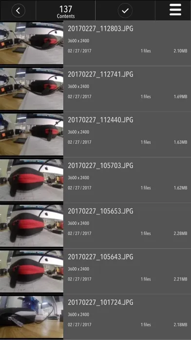 Reporter app سکرین شاٹس