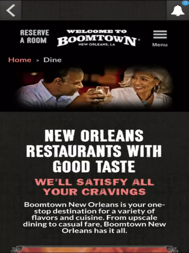ภาพหน้าจอของ Boomtown New Orleans iPad 