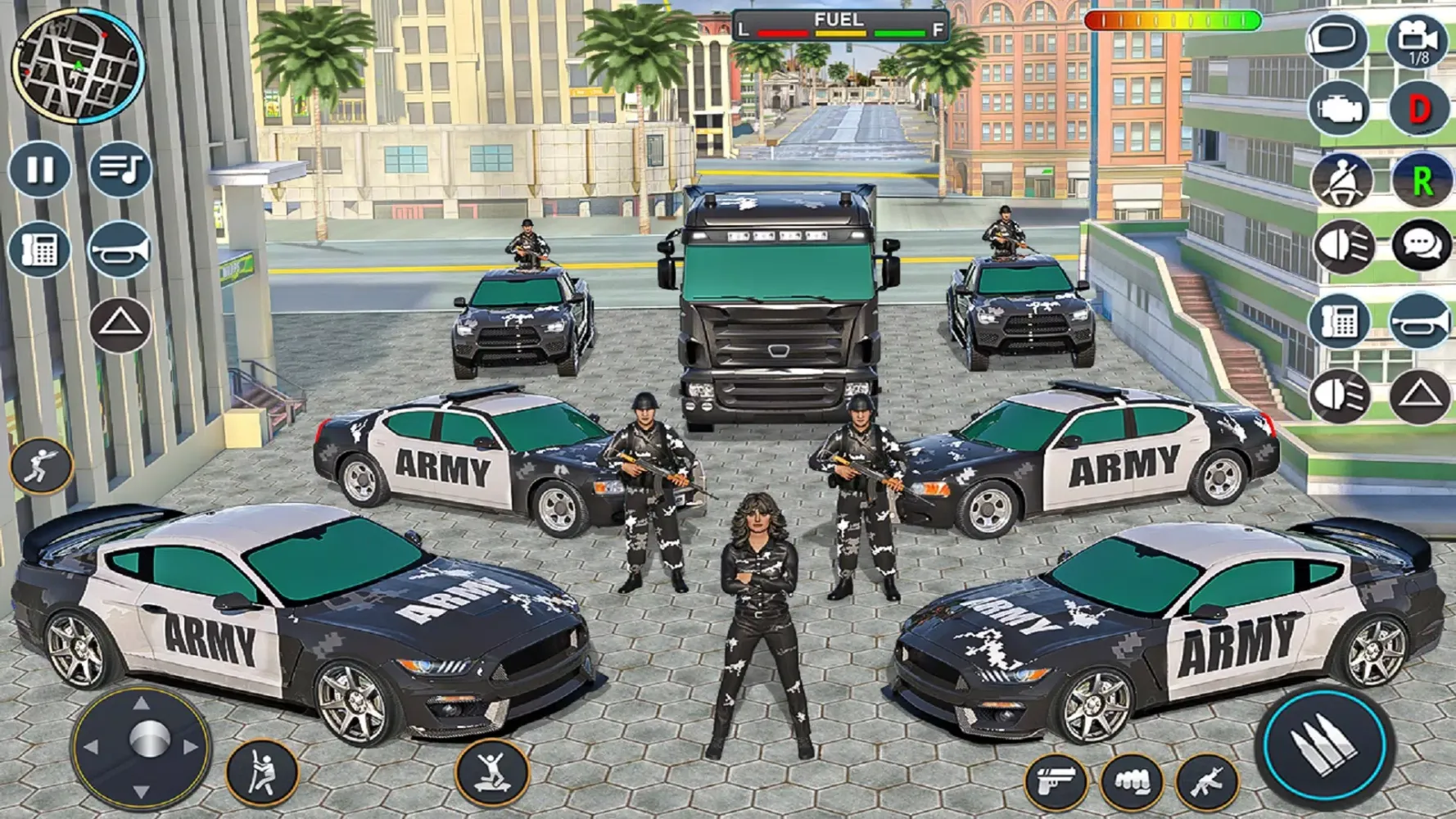 Ảnh chụp màn hình của US Army Game Vehicle Transport