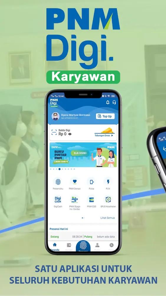 Zrzuty ekranu PNM Digi Karyawan