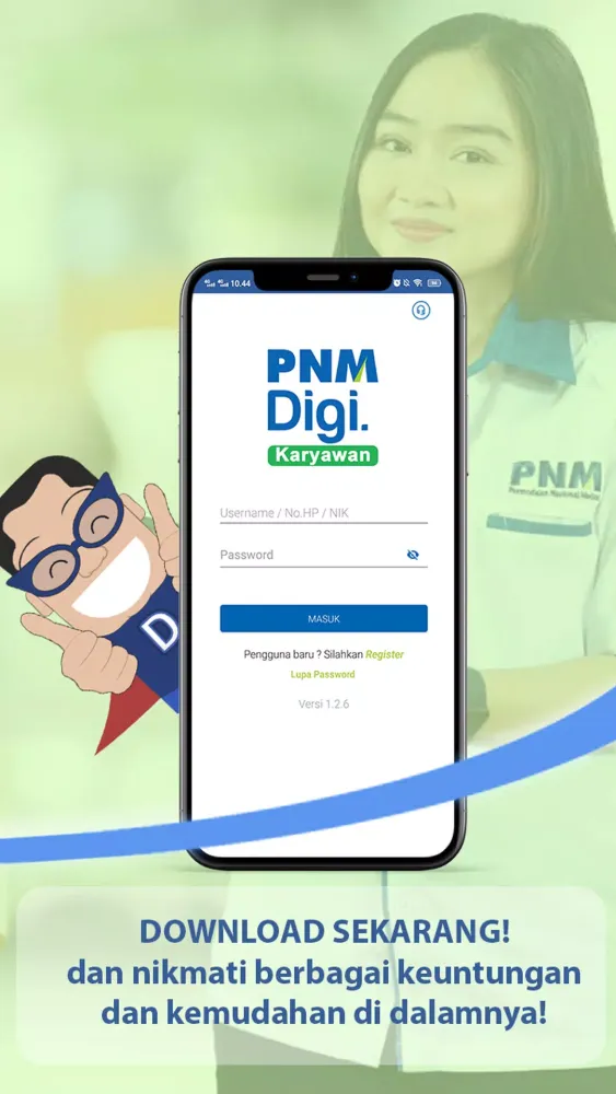 Zrzuty ekranu PNM Digi Karyawan