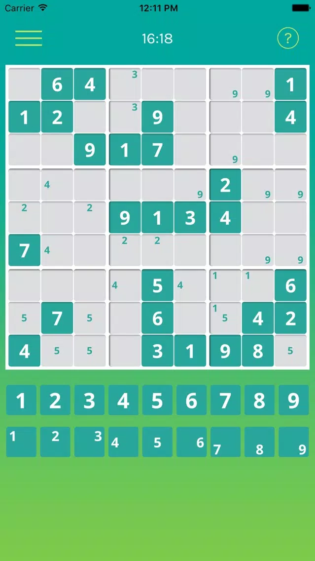 Really Simple Sudoku Screenshots