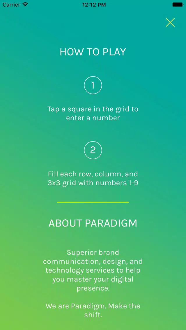 Really Simple Sudoku Screenshots