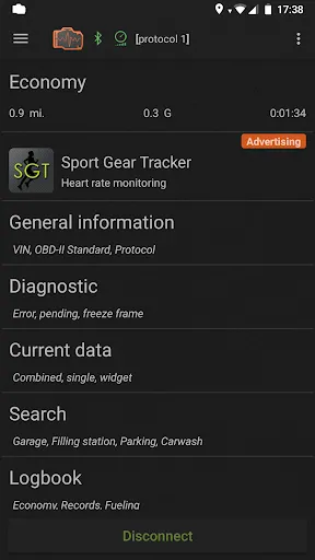 ภาพหน้าจอของ inCarDoc - OBD2 ELM327 Scanner