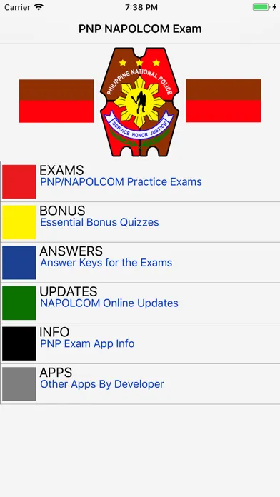 Capturas de pantalla de PNP Exam - NAPOLCOM Reviewer