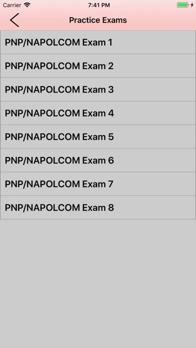 Capturas de pantalla de PNP Exam - NAPOLCOM Reviewer